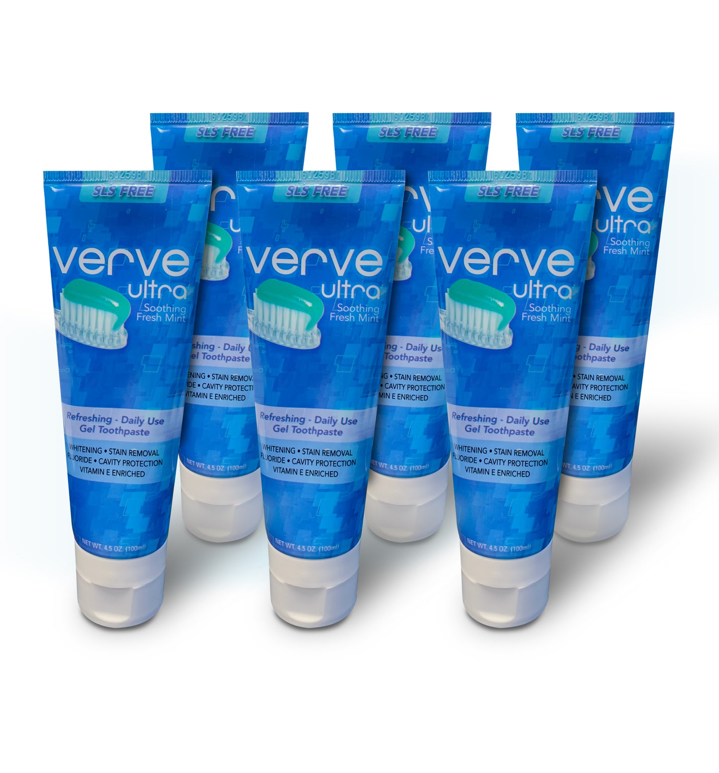 Verve Ultra Toothpaste (4.5 oz) - Six Tubes