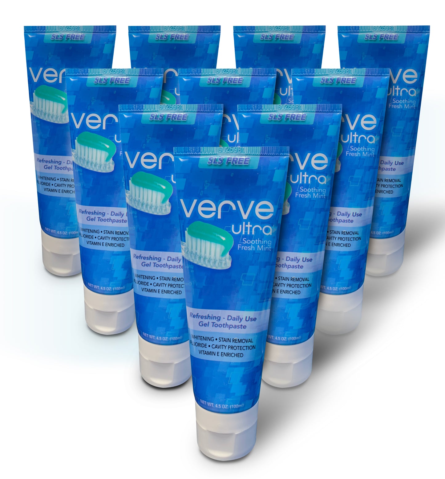 Verve Ultra Toothpaste (4.5 oz) - Ten Tubes