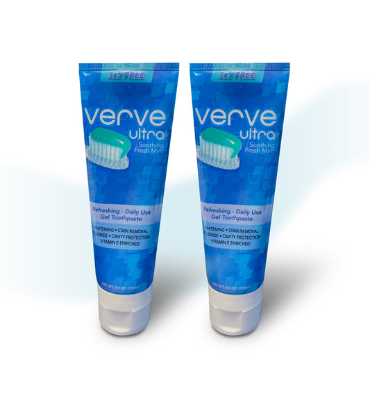 Verve Ultra Toothpaste (4.5 oz) - Two Tubes