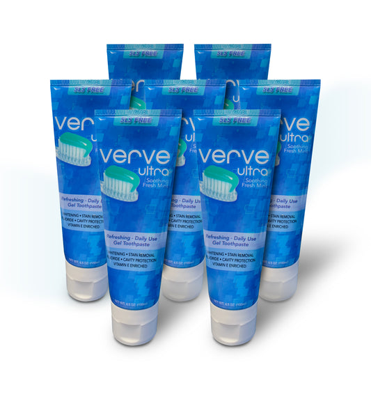 Verve Ultra Toothpaste (4.5 oz) - Seven Tubes