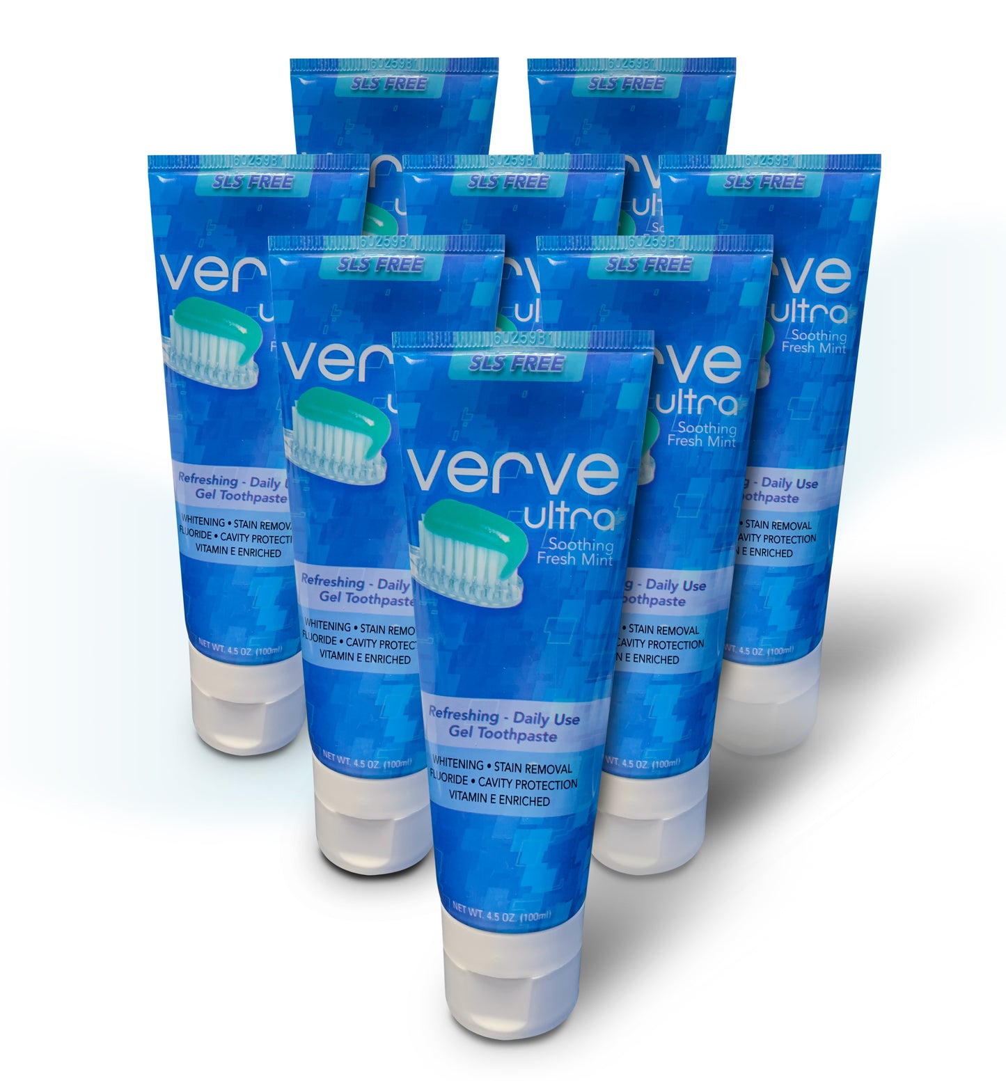 Verve Ultra Toothpaste (4.5 oz) - Eight Tubes